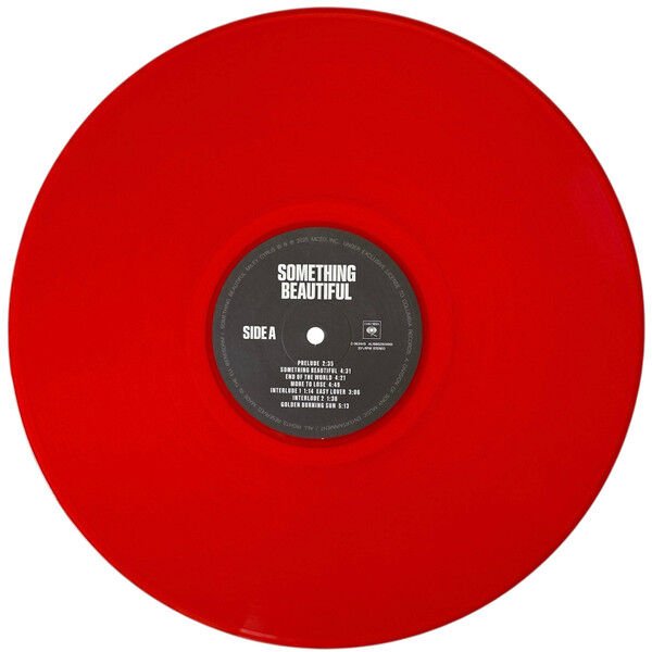 MILEY CYRUS – SOMETHING BEAUTIFUL (2025) - LP EXCLUSIVE TRANSLUCENT RED VINYL SIFIR PLAK