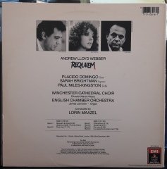 ANDREW LLOYD WEBBER: REQUIEM PLACIDO DOMINGO SARAH BRIGHTMAN LORIN MAAZEL (1985) - PLAK 2.EL