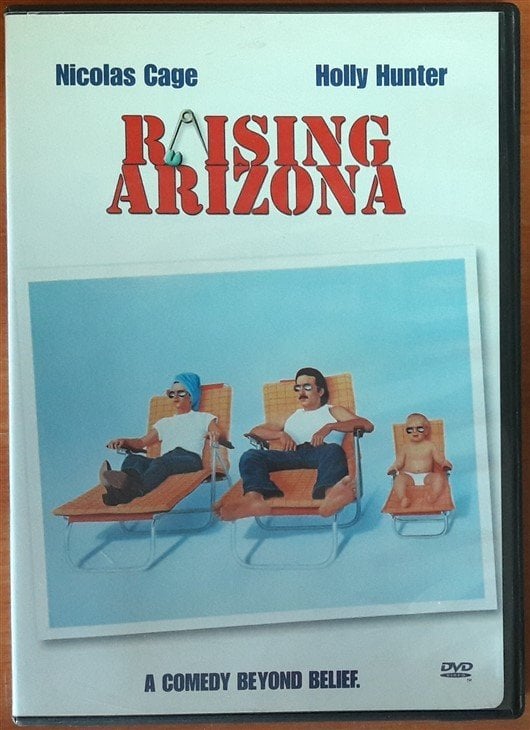 RAISING ARIZONA - NICOLAS CAGE - HOLLY HUNTER - ETHAN COEN & JOEL COEN - DVD 2.EL 1. BÖLGE TR ALTYAZI YOKTUR