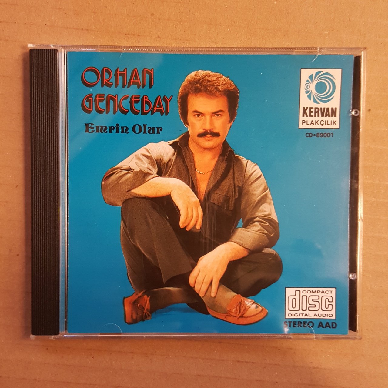 ORHAN GENCEBAY - EMRİN OLUR (1988) - CD ESKİ METALİK BANDROL 2.EL