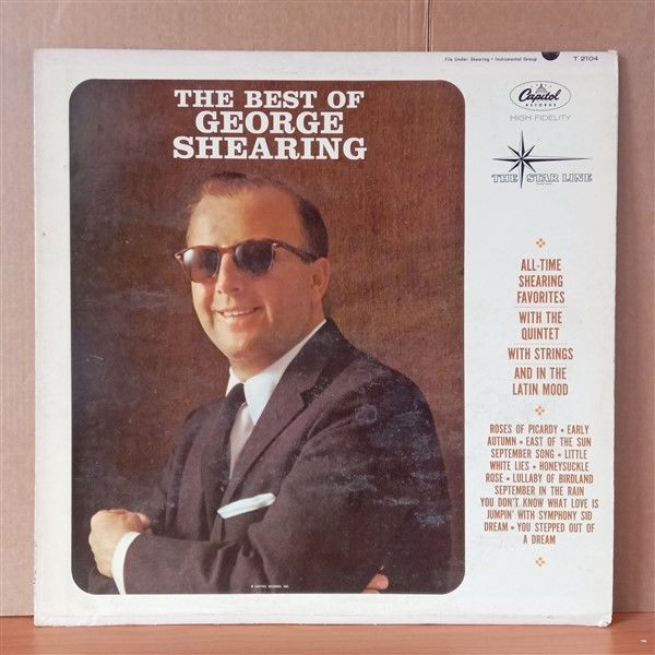 GEORGE SHEARING – THE BEST OF GEORGE SHEARING (1964) - LP 2.EL PLAK