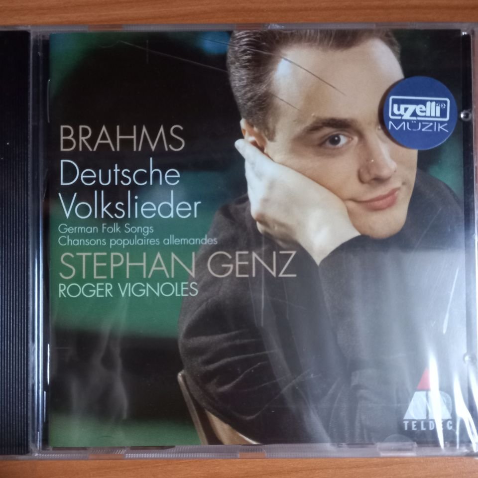 BRAHMS, STEPHAN GENZ, ROGER VIGNOLES – DEUTSCHE VOLKSLIEDER / GERMAN FOLK SONGS / CHANSONS POPULAIRES ALLEMANDES (1999) - CD SIFIR