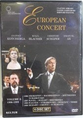 EUROPEAN CONCERT VOL. 2 CLAUDIO ABBADO, DANIEL BARENBOIM,BERNARD HAITINK - 4DVD 2.EL