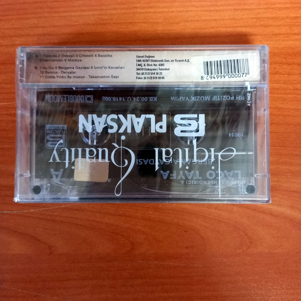 HÜSNÜ ŞENLENDİRİCİ & LAÇO TAYFA - BERGAMA GAYDASI (2000) - KASET SIFIR
