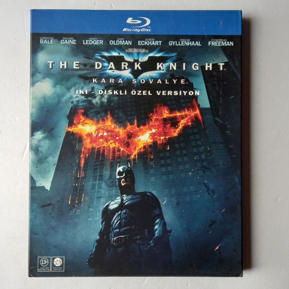 THE DARK KNIGHT - CHRISTIAN BALE, HEATH LEDGER, GARY OLDMAN - 2 DİSK BLU-RAY 2.EL
