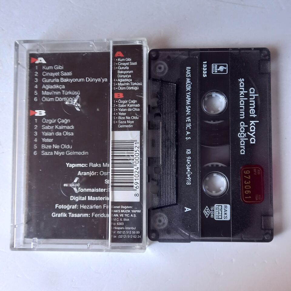 AHMET KAYA – ŞARKILARIM DAĞLARA (1994) - KASET 2.EL