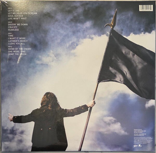 OZZY OSBOURNE – SCREAM (2010) - 2LP 2025 REISSUE EXCLUSIVE SEA BLUE VINYL SIFIR PLAK