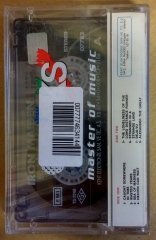 IRON MAIDEN SOMEHERE IN TIME TRANSPARENT CASSETTE MADE IN TURKEY SILVER BANDEROLE ''NEW''