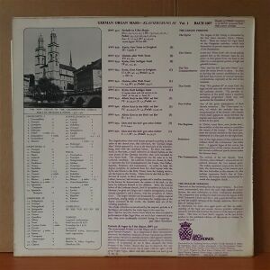 JOHANN SEBASTIAN BACH - ORGAN WORKS VOLUME 7 / LIONEL ROGG - LP 2.EL PLAK
