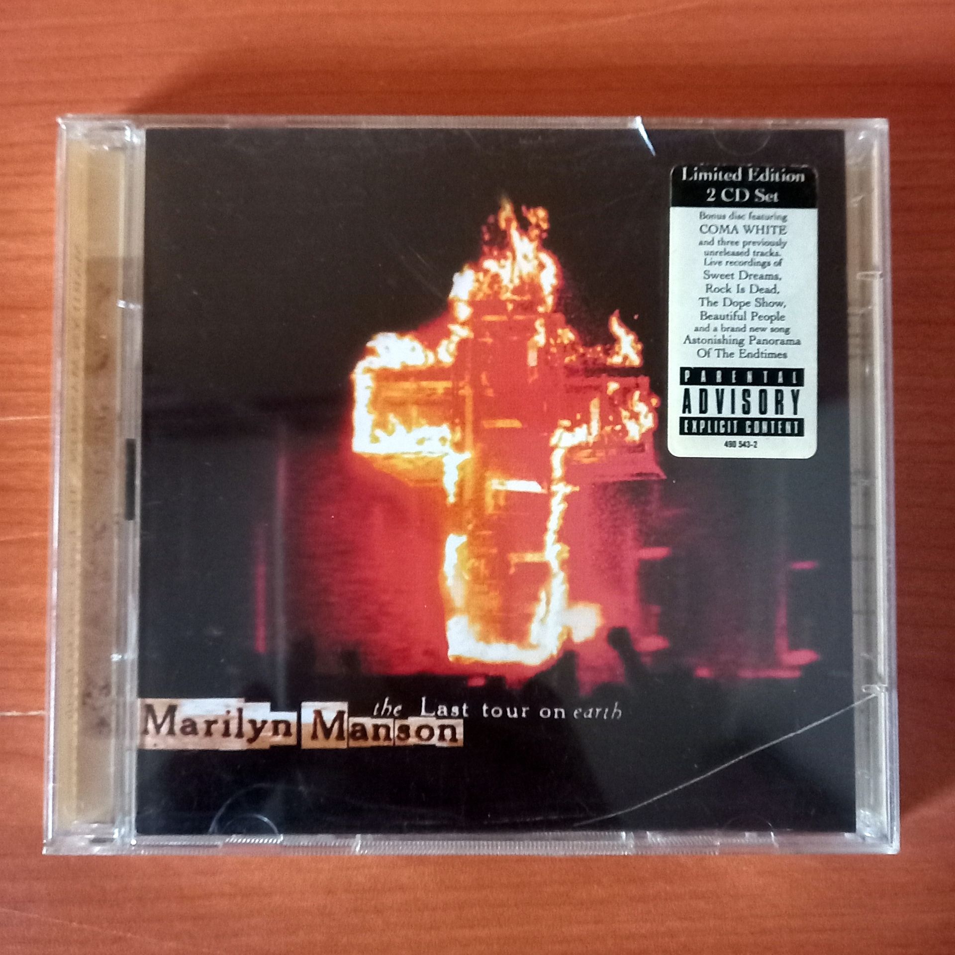 MARILYN MANSON – THE LAST TOUR ON EARTH  (1999) - 2CD LIMITED EDITION 2.EL