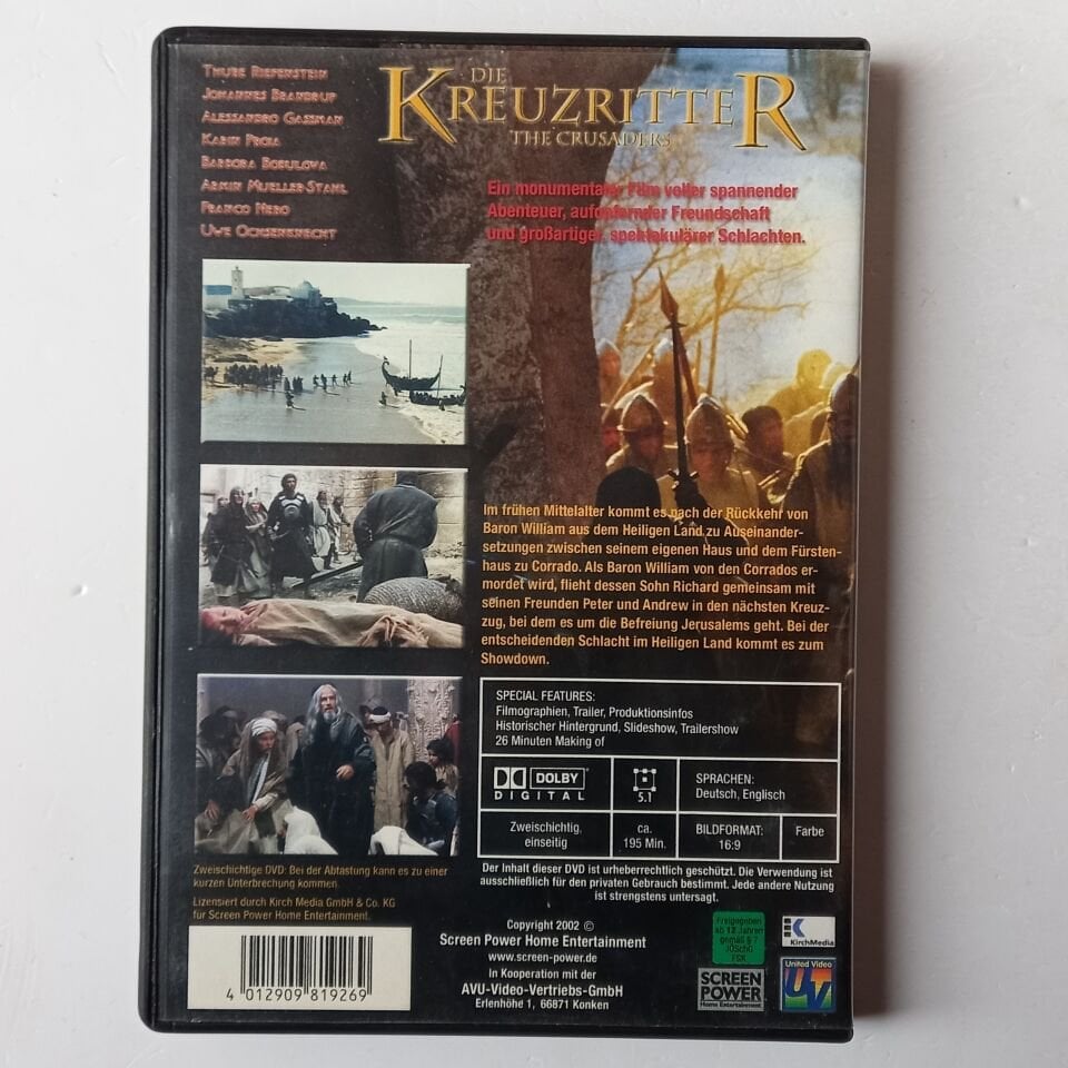DIE KREUZRITTER - THE CRUSADERS -  DVD 2.EL