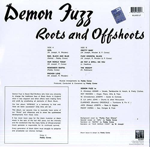 DEMON FUZZ - ROOTS AND OFFSHOOTS (1976) - LP 2019 AFRO JAZZ FUNK ROCK REGGAE EDITION SIFIR PLAK