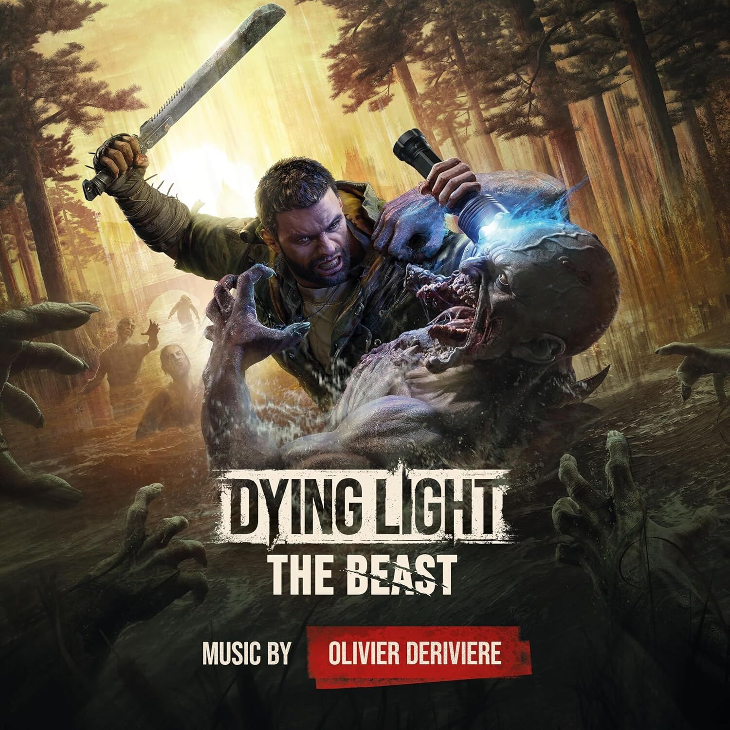 DYING LIGHT / THE BEAST - VIDEO GAME SOUNDTRACK / MUSIC BY OLIVIER DERIVIERE (2026) - 2xLP TRANSPARENT RED WITH BLACK MARBLED COLOURED EDITION SIFIR PLAK