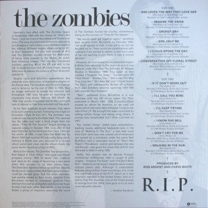 ZOMBIES – R.I.P. (2020) - LP SIFIR PLAK