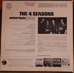 4 SEASONS (FRANKIE VALLI) - ENTERTAIN YOU (1965) - 2.EL PLAK