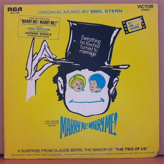 MARRY ME! MARRY ME! - SOUNDTRACK (1976) - LP 2.EL PLAK