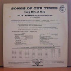 1916 SONGS OF OUR TIMES FOR DANCING...FOR LISTENING - LP 2.EL PLAK