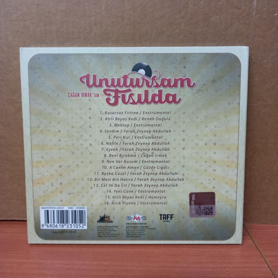 UNUTURSAM FISILDA FİLM MÜZİKLERİ (2014) - CD 2.EL