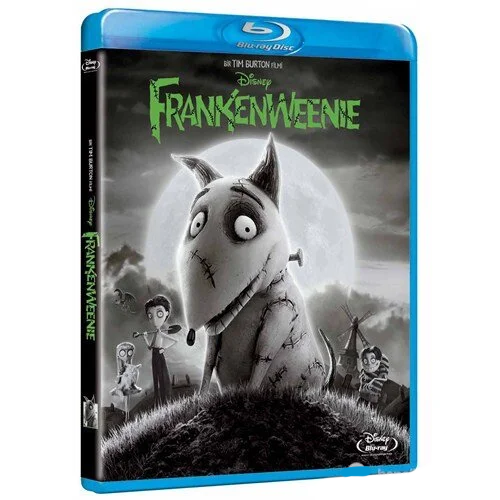 FRANKENWEENIE - TIM BURTON - DISNEY ANİMASYONU - BLU-RAY AMBALAJINDA SIFIR