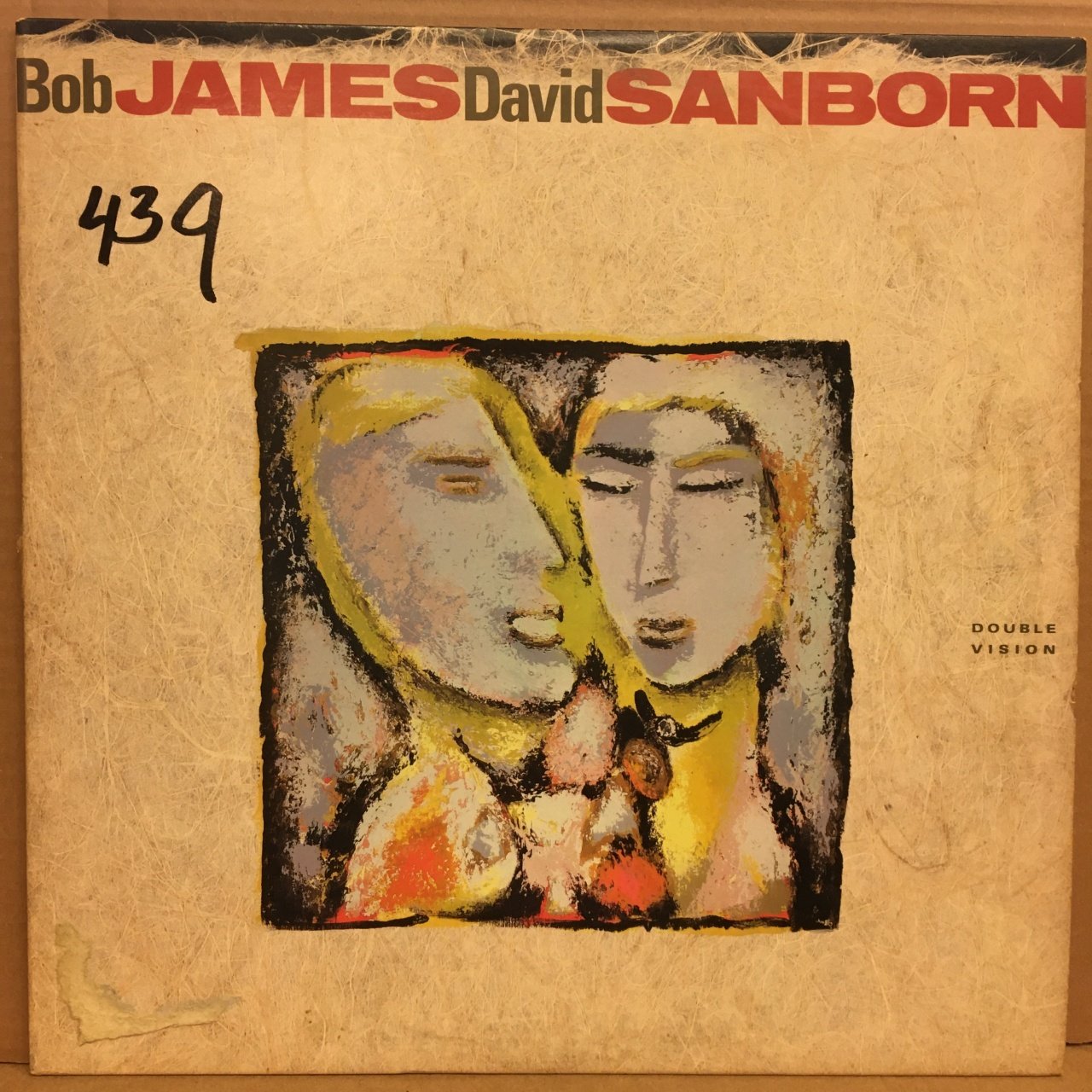 BOB JAMES DAVID SANBORN - DOUBLE VISION (1986) - LP SMOOTH JAZZ 2.EL PLAK