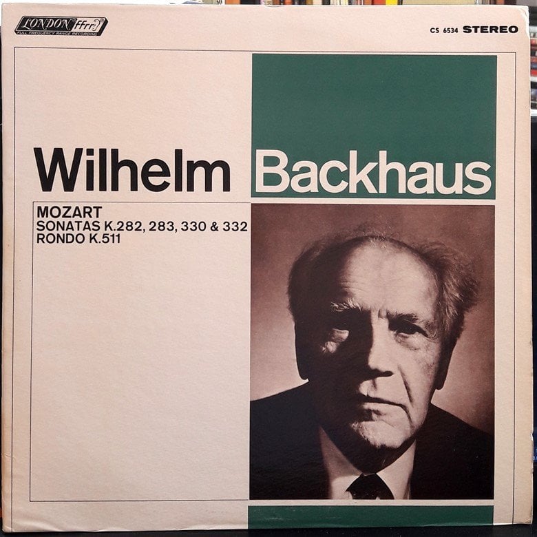 MOZART: PIANO SONATAS, WILHELM BACKHAUS (1967) - PLAK 2.EL