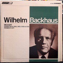 MOZART: PIANO SONATAS, WILHELM BACKHAUS (1967) - PLAK 2.EL