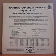 1917 SONGS OF OUR TIMES FOR DANCING...FOR LISTENING - LP 2.EL PLAK