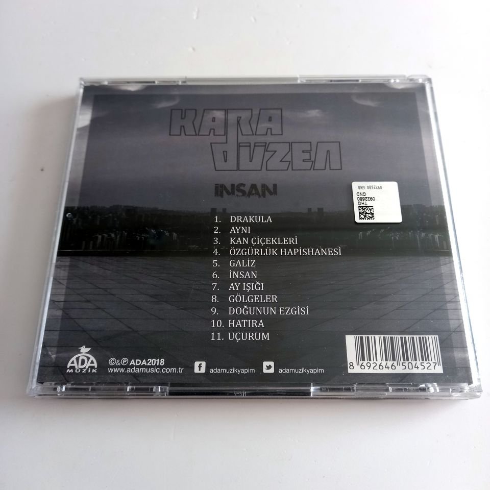 KARA DÜZEN – İNSAN (2018) - CD 2.EL