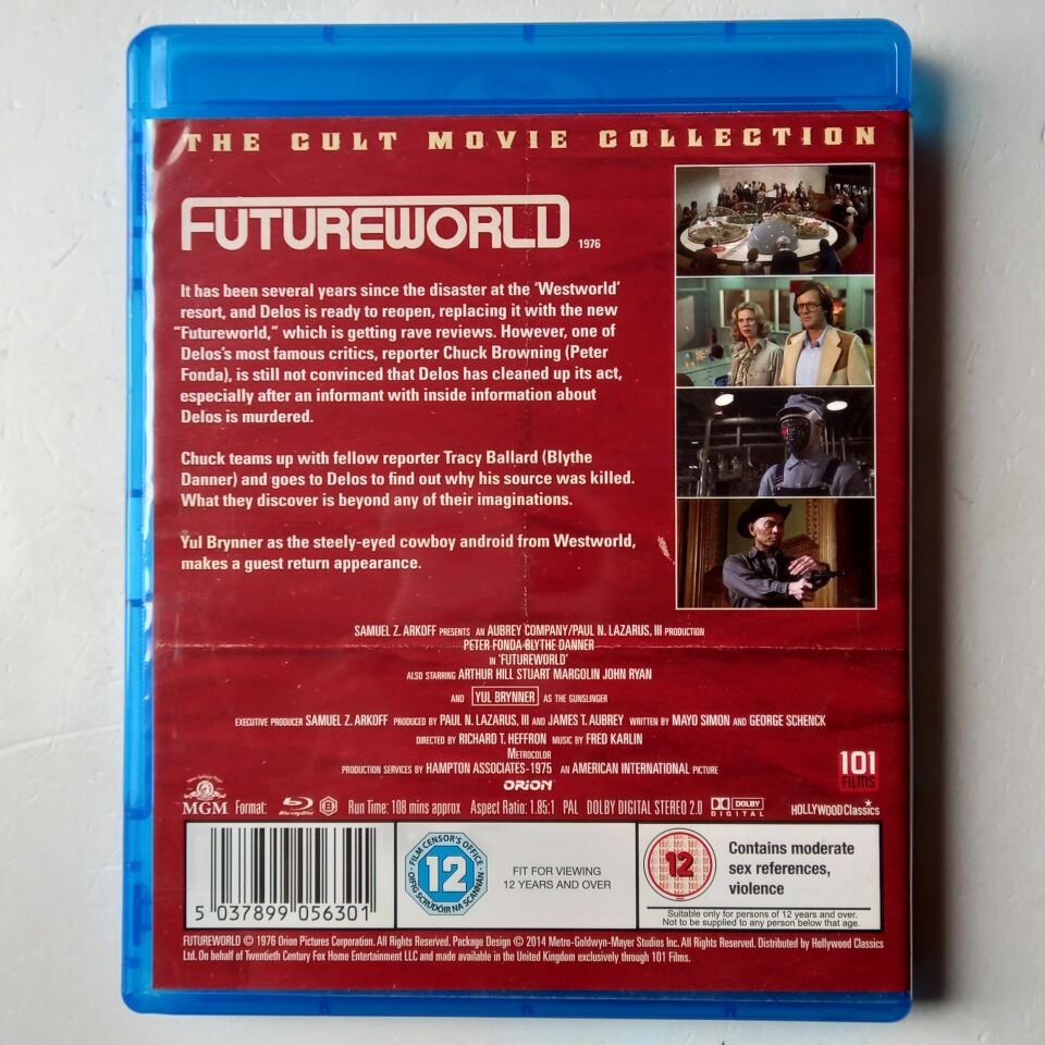 FUTUREWORLD - PETER FONDA, BLYTHE DANNER - BLU-RAY 2.EL