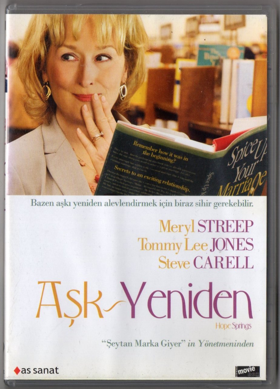 AŞK YENİDEN - HOPE SPRINGS - MERYL STREEP - TOMMY LEE JONES - DVD 2.EL