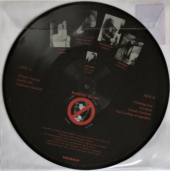 MAYHEM - DEATHCRUSH (1987) - LP 2017 PICTURE DISC EDITION SIFIR PLAK