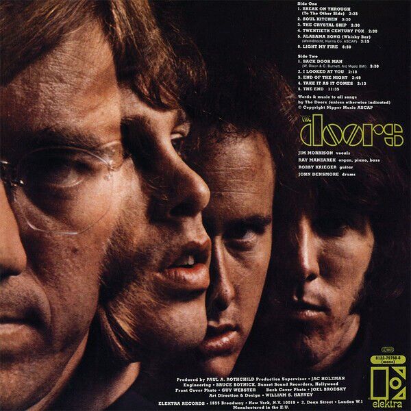 THE DOORS - THE DOORS (1967) - LP 180GR 2009 MONO EDITION REISSUE SIFIR PLAK
