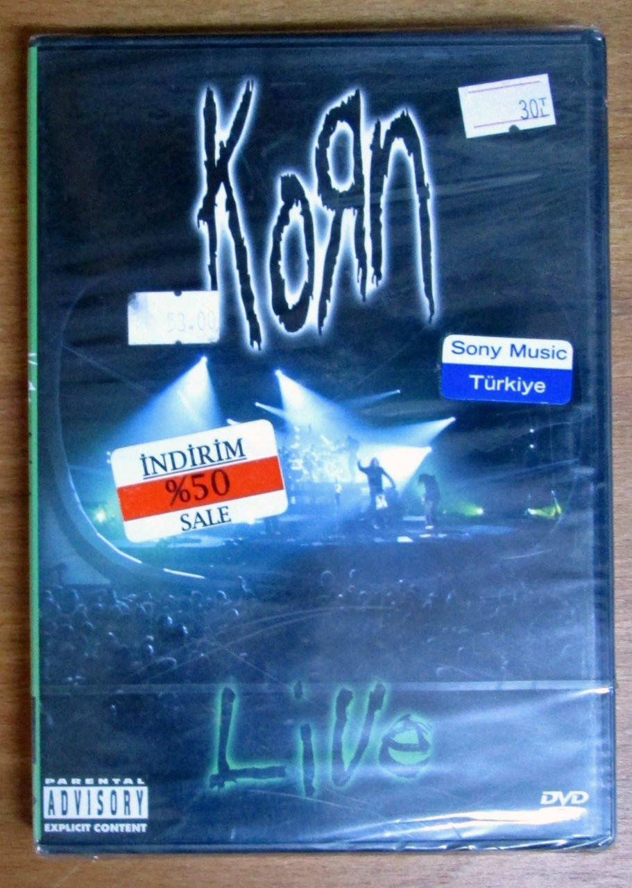 KORN - LIVE AT THE HAMMERSTEIN N.Y.C. - 2DVD SIFIR