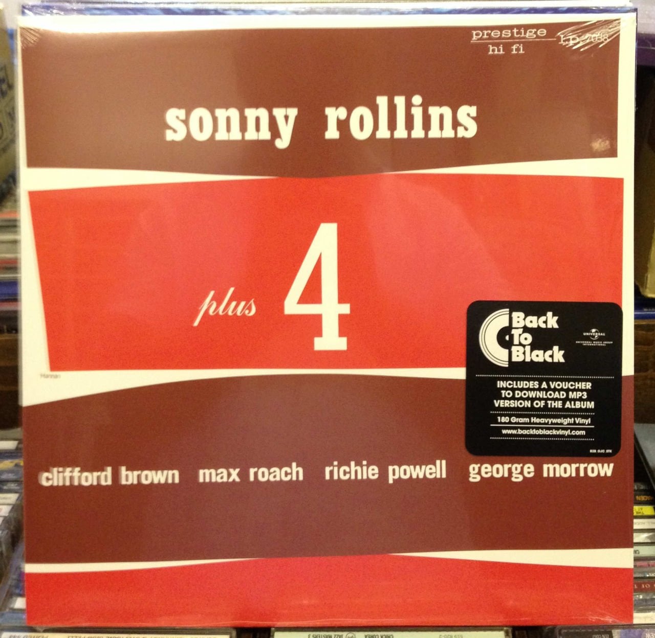 SONNY ROLLINS - PLUS 4 LP 180 GR SIFIR