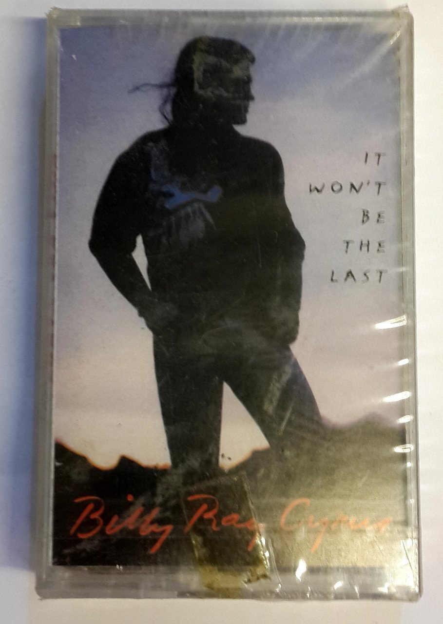 BILLY RAY CYRUS IT WON'T BE THE LAST CASSETTE 1993 MADE IN TURKEY ''NEW''