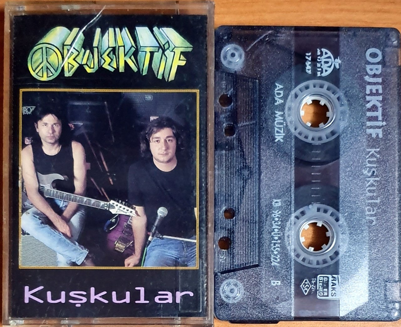 OBJEKTİF - KUŞKULAR (1996) - KASET ADA MÜZİK 2.EL