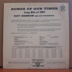 1918 SONGS OF OUR TIMES FOR DANCING...FOR LISTENING - LP 2.EL PLAK