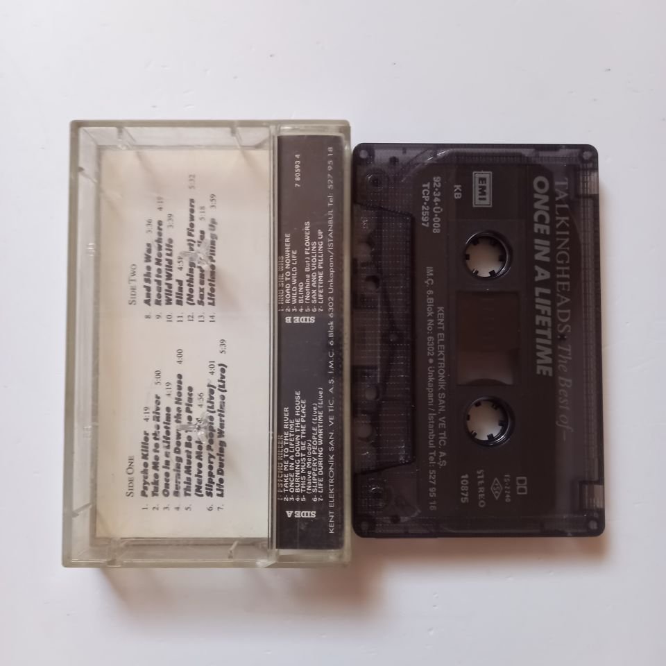 TALKING HEADS - THE BEST OF / ONCE IN A LIFETIME (1992) - KASET 2.EL
