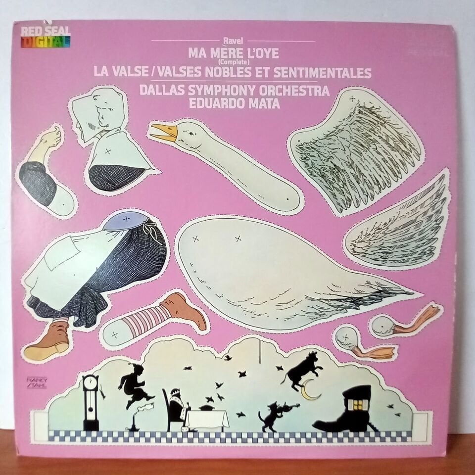 RAVEL: MA MERE L\'OYE (COMPLETE) / LA VALSE / VALSES NOBLES ET SENTIMENTALES/  DALLAS SYMPHONY ORCHESTRA, EDUARDO MATA (1983) - LP 2.EL PLAK