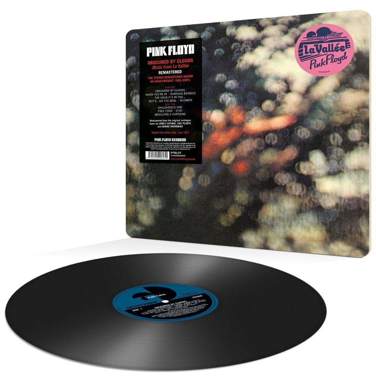 PINK FLOYD - OBSCURED BY CLOUDS (1972) - LP 180GR 2016 EDITION SIFIR PLAK