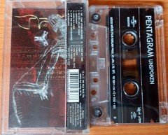 PENTAGRAM - UNSPOKEN (2001) BOCEK MUZIK CASSETTE MADE IN TURKEY ''USED''