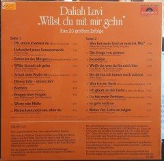 DALIAH LAVI - WILLST DU MIT MIR GEHN (1978) - PLAK 2.EL