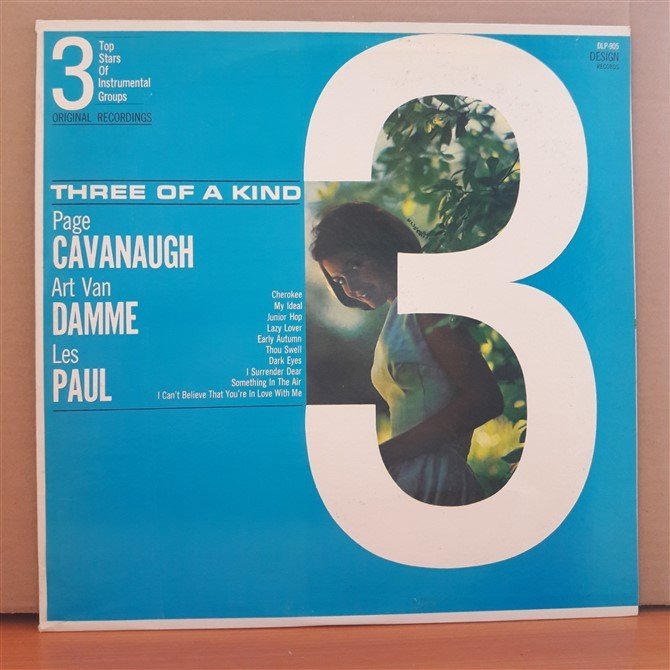 3 TOP STARS OF INSTRUMENTAL GROUPS: PAGE CAVANAUGH, ART VAN DAMME, LES PAUL - LP 2.EL PLAK
