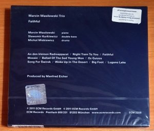 MARCIN WASILEWSKI TRIO - FAITHFUL (2008) - CD ECM RECORDS SIFIR