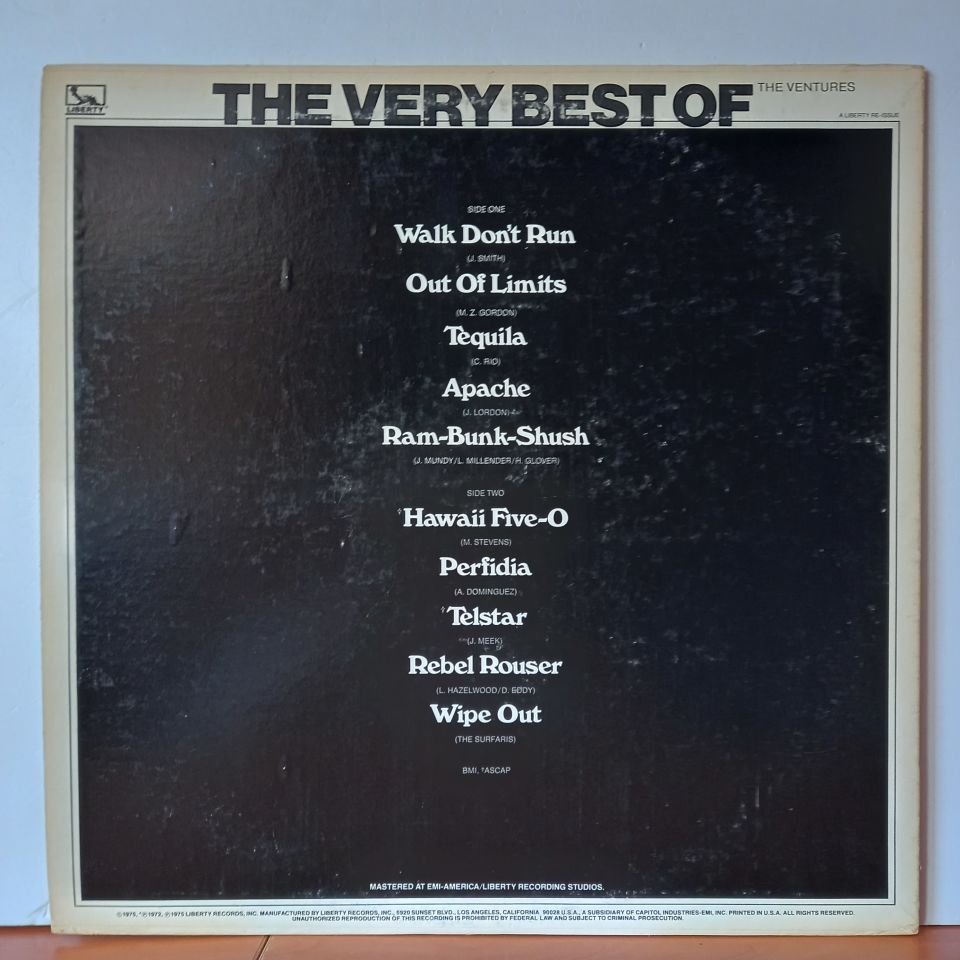 THE VENTURES – THE VERY BEST OF THE VENTURES (1975) - LP  2.EL PLAK