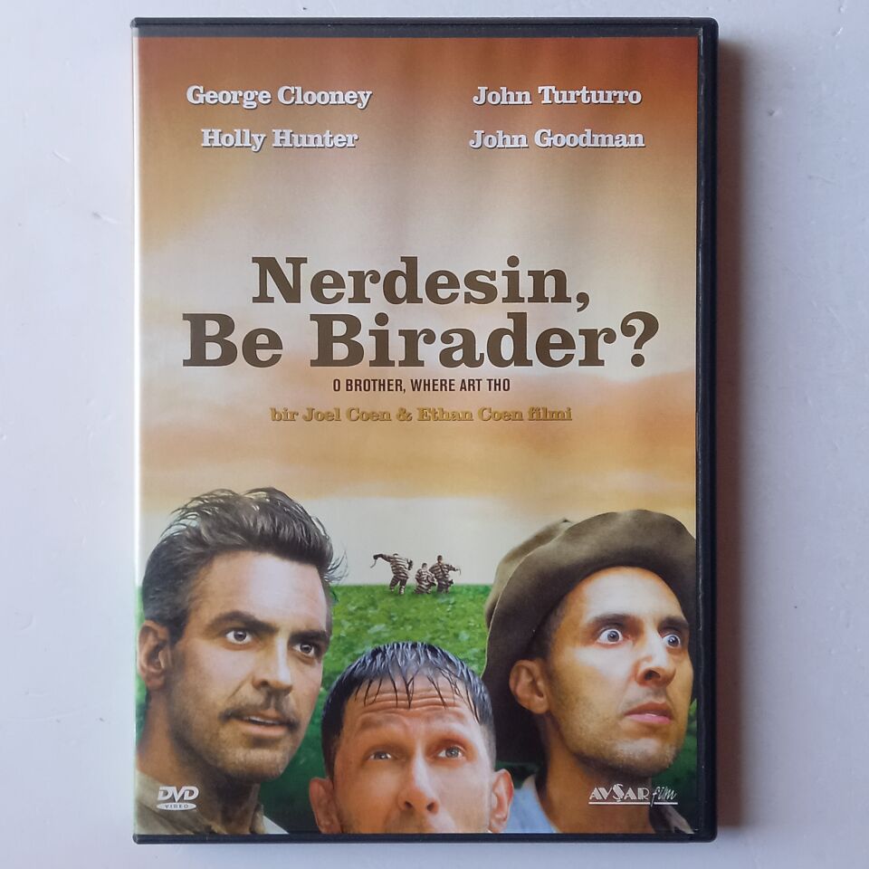NERDESİN BE BİRADER / O BROTHER, WHERE ART THO - JOEL COEN & ETHAN COEN, GEORGE CLOONEY, JOHN TURTURRO - DVD 2.EL