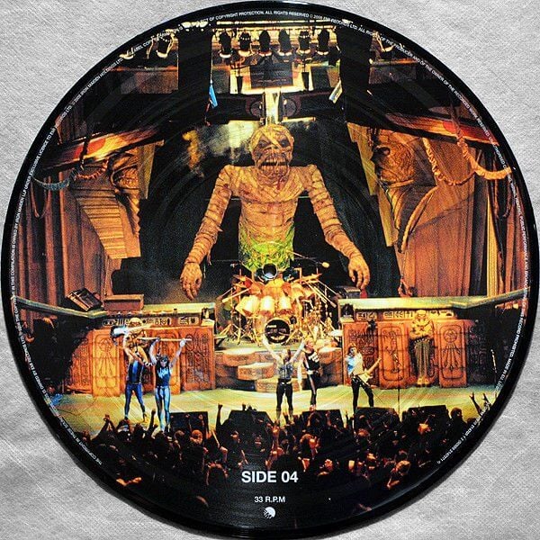 IRON MAIDEN - SOMEWHERE BACK IN TIME (2008) - 2xLP LTD EDITION PICTURE DISC 180GR SIFIR PLAK
