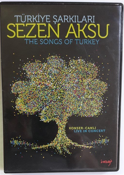 SEZEN AKSU - TÜRKİYE ŞARKILARI KONSER - 2DVD 2.EL