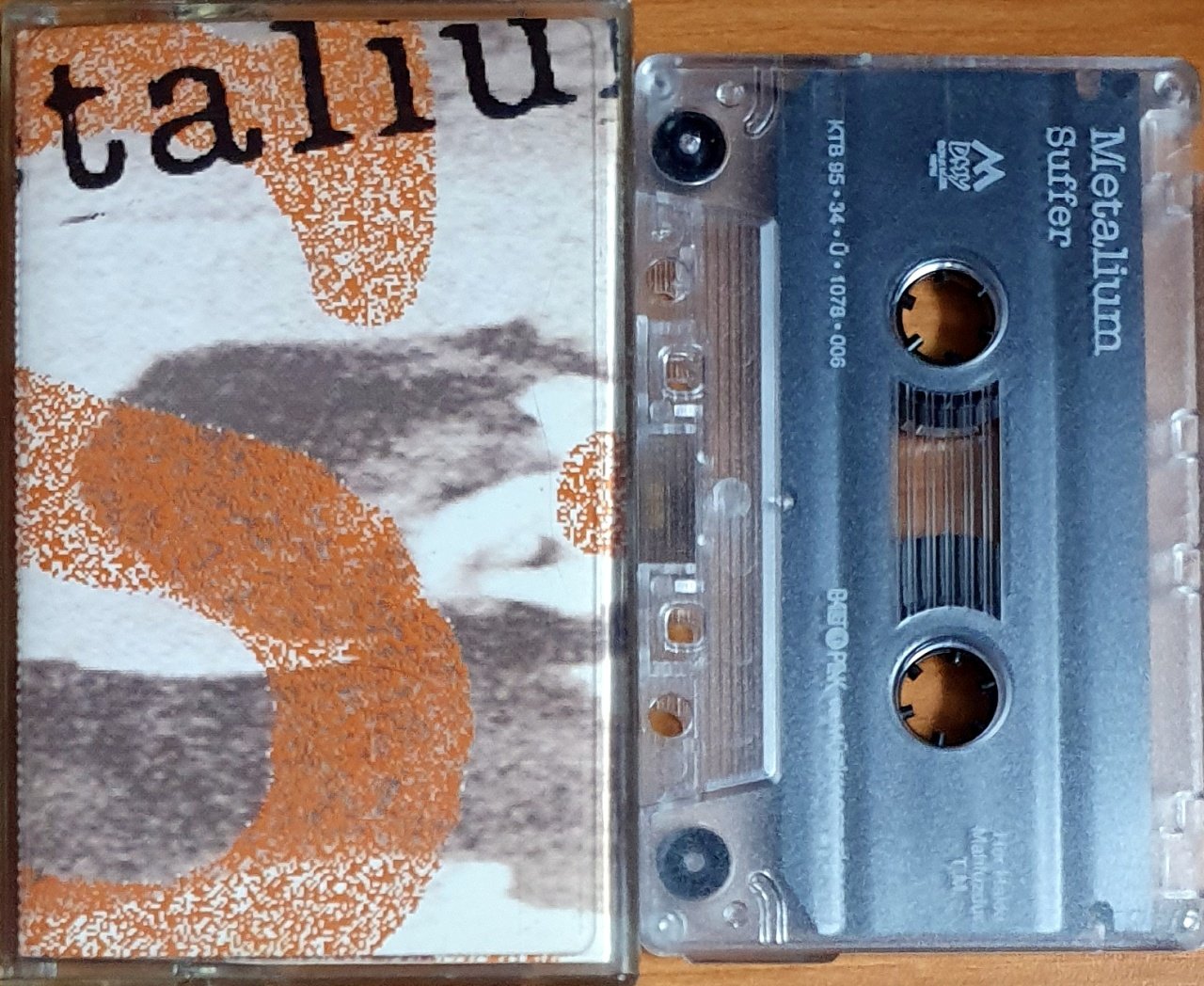 METALIUM - SUFFER (1995) - KASET BALET 2.EL