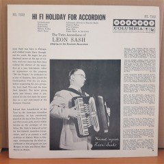 HI-FI HOLIDAY FOR ACCORDION THE TWIN ACCORDIONS OF LEON SASH - LP 2.EL PLAK